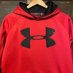 Under Armour Boys' Armour Fleece Big Logo Hoodie